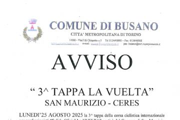 Avviso &quot;3^ Tappa LA VUELTA&quot;